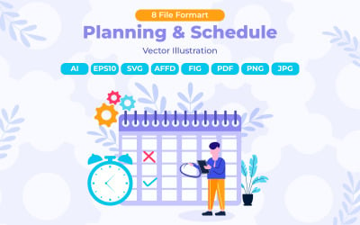 Planning and Scheduling illustrations