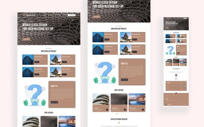 Architecture &amp;amp; Interior Design Landing Page