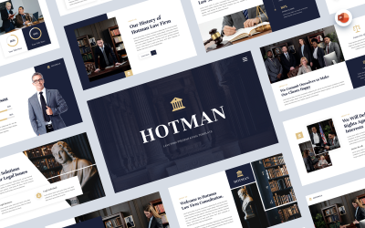 Hotman - 律师事务所Powerpoint模板
