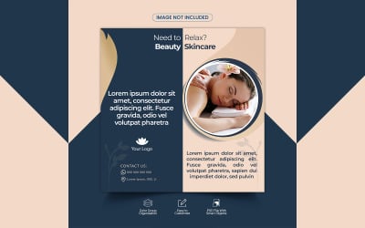 SkinCare Social Media Template feed