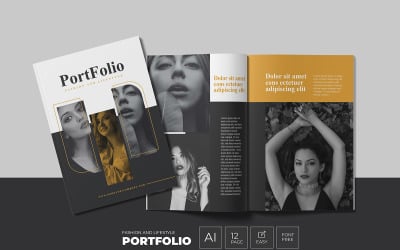 Portfolio et portfolio d&黑白建筑