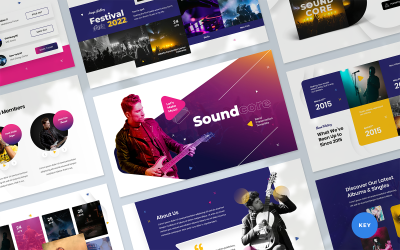 Soundcore - Music Brand Presentation Keynote Template