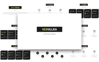 Nebullka公司谷歌幻灯片模板