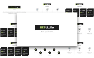 Nebullka Corporate Powerpoint-mall