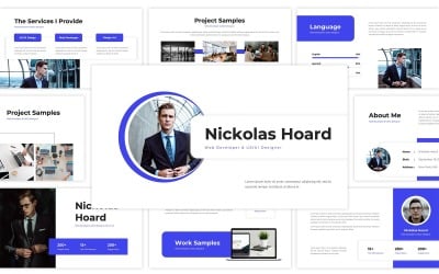 Resume Web Developer &amp;amp; UI/UX Designer Keynote