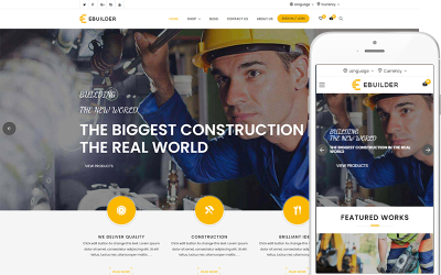 eBuilder - Construction and Builder WooCommerce Theme