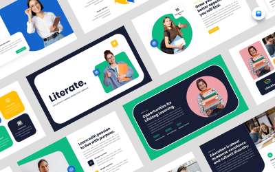 Literate - Education &amp;amp; E-Learning Keynote Template