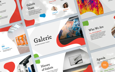 Galerie - Art Gallery Presentation Google Slides Template