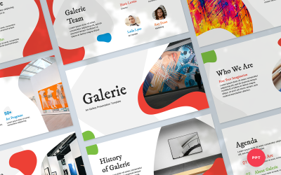 Galerie - Art Gallery Presentation PowerPoint Template