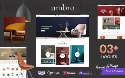 Umbro - Heminredning &amp;amp; Möbelbutik - WooCommerce Tema