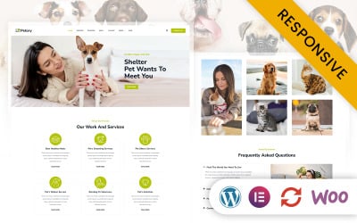 Petory - Pet Care &amp;amp; 宠物店Elementor WordPress тема
