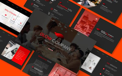 Glow Company Google Slides  Template