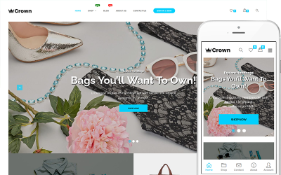 Crown - Moda Mağazası WooCommerce Teması