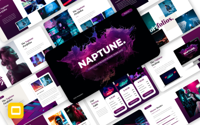 Naptune – Kreatív üzleti Google Diák sablon