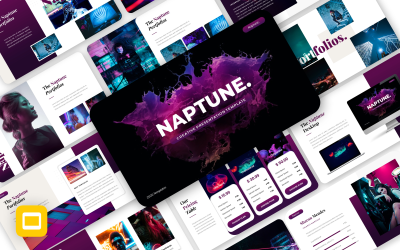 Naptune – modelo de slides do Google para negócios criativos