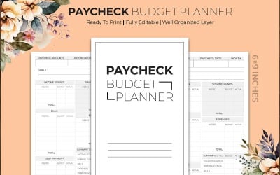 Paycheck Budget Kdp Planner Interior