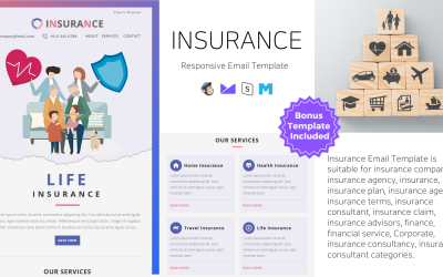 Försäkring – Responsiv e-postmall