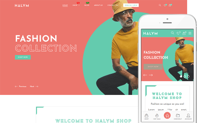 Halym – téma pro oblečení a módu téma WooCommerce