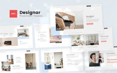 Designar — Шаблон Powerpoint для дизайна интерьера