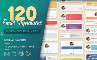 Email Signature - Responsive HTML and PSD Templates