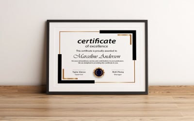 Modern certificate of appreciation template