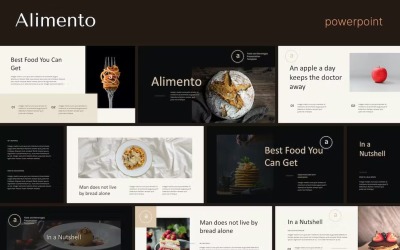 Alimento - Restauracja Business Powerpoint