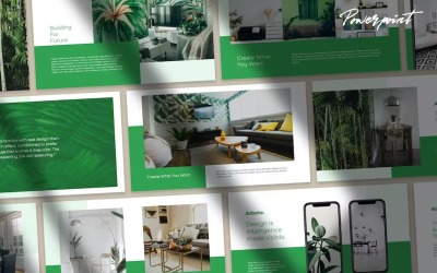 Arbete - Home &amp;amp; Interior Powerpoint Template