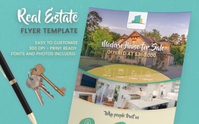 Creative Real Estate Flyer Template