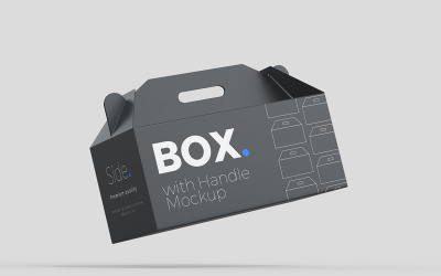 Box with handle Mockups Vol 03