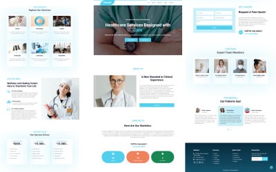 临床艺术HTML模板-医疗-医生-诊所-牙医-医院