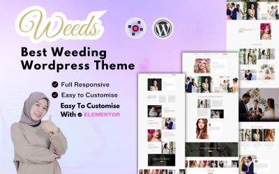 Weeds-Wedding 摄影- Wordpress Theme