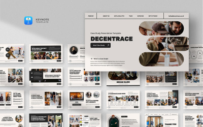 Decentrace - Vaka Çalışması Keynote Şablonu