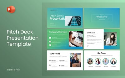 Modèle de présentation du pitch deck