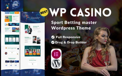 wpcasino Betteing布道主题Wordpress