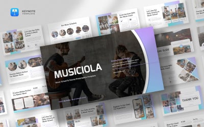 Musiciola - Modello di Keynote della scuola di musica e del corso