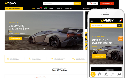 Uren - Araba Aksesuarları Mağazası Teması WooCommerce Teması
