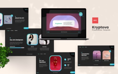 Kryptova — NFT Powerpoint Template