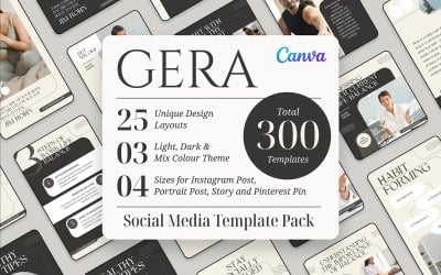 Gera - Canva社交媒体模板