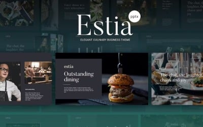 ESTIA - Plantilla de PowerPoint Culinaria