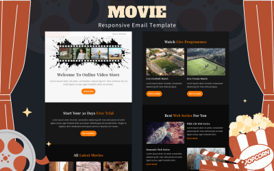 Movie – Multipurpose Responsive Email Template