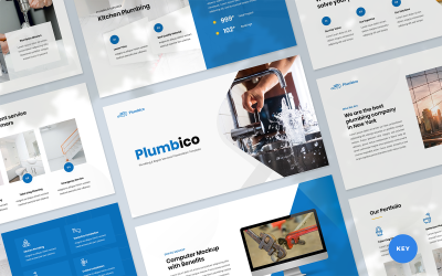 Plumbico – Keynote-Vorlage für Sanitär-Präsentationen