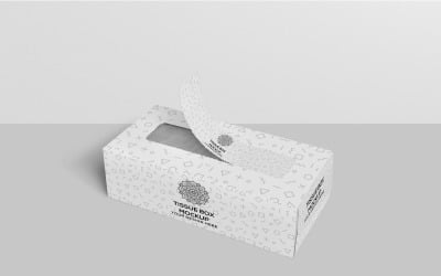 Tissue Box - Tissue Paper Box Mockup