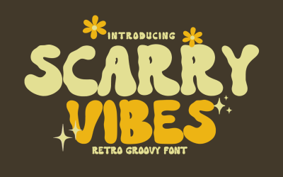 Scarry - Vibes - Weergave - Lettertype