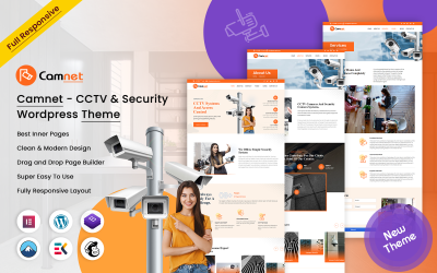 Camnet - CCTV &amp;amp; 安全WordPress主题