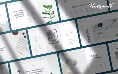 Khaki - Simple and Clean Powerpoint Template