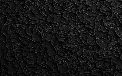 纹理的标准底黑色|深黑色|黑墙植物组织