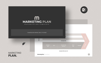 Marketingplan Unieke PowerPoint-presentatie