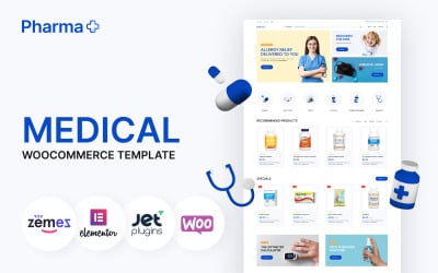 Pharma+ - 医疗, Drug Store WooCommerce Theme