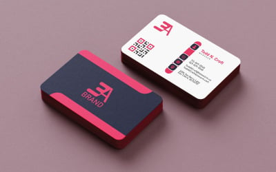 Multiple Color Variation Business Card Template - Visiting Card