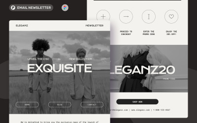 Eleganz - Рассылка по электронной почте о моде